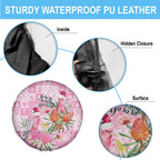 Sweet Pink Cockatoo’s Aussie Santa Spare Tire Cover Australia Christmas Vibes - Aussie Hoodie
