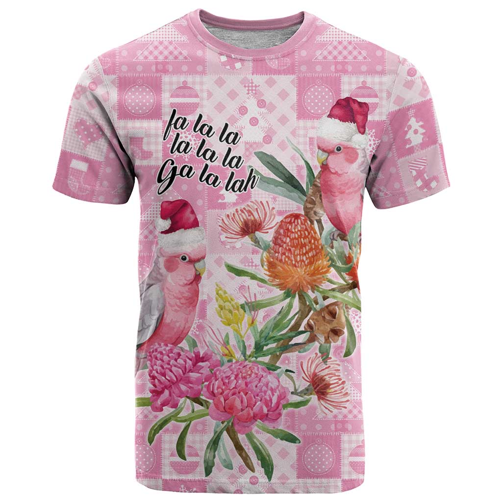 Sweet Pink Cockatoo’s Aussie Santa T Shirt Australia Christmas Vibes - Aussie Hoodie
