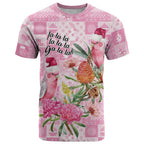Sweet Pink Cockatoo’s Aussie Santa T Shirt Australia Christmas Vibes - Aussie Hoodie
