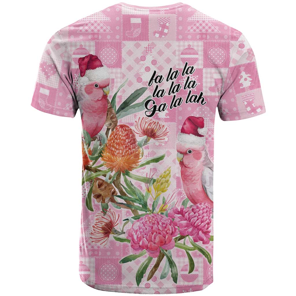Sweet Pink Cockatoo’s Aussie Santa T Shirt Australia Christmas Vibes - Aussie Hoodie