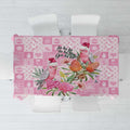 Sweet Pink Cockatoo’s Aussie Santa Tablecloth Australia Christmas Vibes - Aussie Hoodie