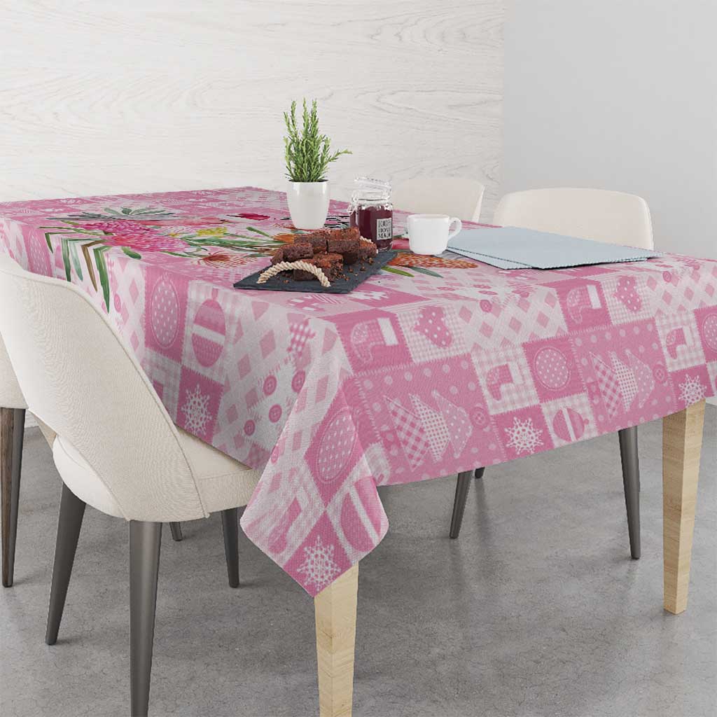 Sweet Pink Cockatoo’s Aussie Santa Tablecloth Australia Christmas Vibes - Aussie Hoodie