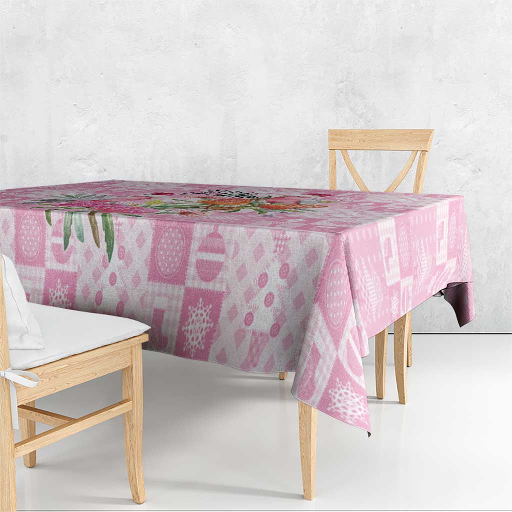 Sweet Pink Cockatoo’s Aussie Santa Tablecloth Australia Christmas Vibes - Aussie Hoodie