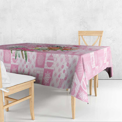 Sweet Pink Cockatoo’s Aussie Santa Tablecloth Australia Christmas Vibes - Aussie Hoodie