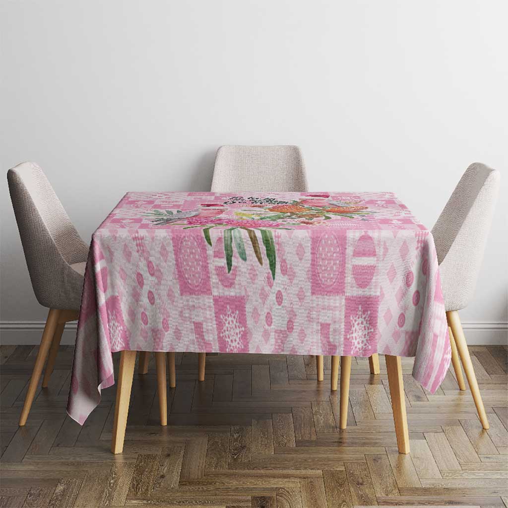 Sweet Pink Cockatoo’s Aussie Santa Tablecloth Australia Christmas Vibes - Aussie Hoodie