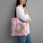Sweet Pink Cockatoo’s Aussie Santa Tote Bag Australia Christmas Vibes - Aussie Hoodie