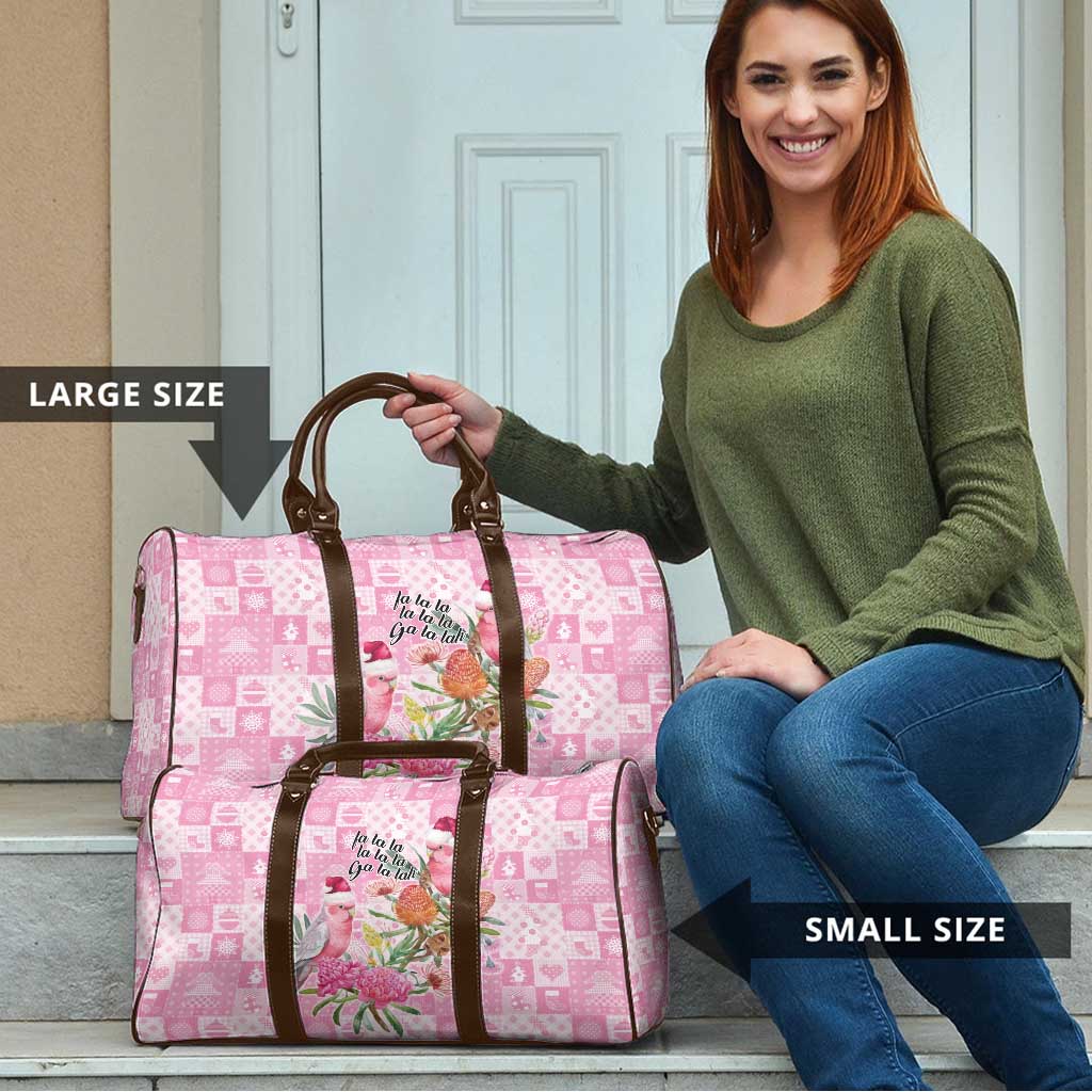 Sweet Pink Cockatoo’s Aussie Santa Travel Bag Australia Christmas Vibes - Aussie Hoodie