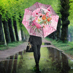 Sweet Pink Cockatoo’s Aussie Santa Umbrella Australia Christmas Vibes - Aussie Hoodie