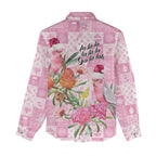 Sweet Pink Cockatoo’s Aussie Santa Women Casual Shirt Australia Christmas Vibes - Aussie Hoodie
