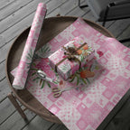 Sweet Pink Cockatoo’s Aussie Santa Wrapping Paper Australia Christmas Vibes - Aussie Hoodie