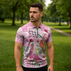 Sweet Pink Cockatoo’s Aussie Santa Zipper Polo Shirt Australia Christmas Vibes - Aussie Hoodie