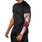 Watercolor Pink Galah Flowers Arm Sleeves Australia Christmas Vibes - Aussie Hoodie