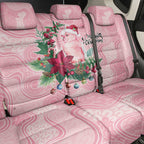 Watercolor Pink Galah Flowers Back Car Seat Cover Australia Christmas Vibes - Aussie Hoodie