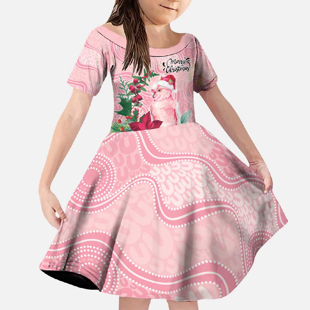 Watercolor Pink Galah Flowers Family Matching Mermaid Dress and Hawaiian Shirt Australia Christmas Vibes - Aussie Hoodie