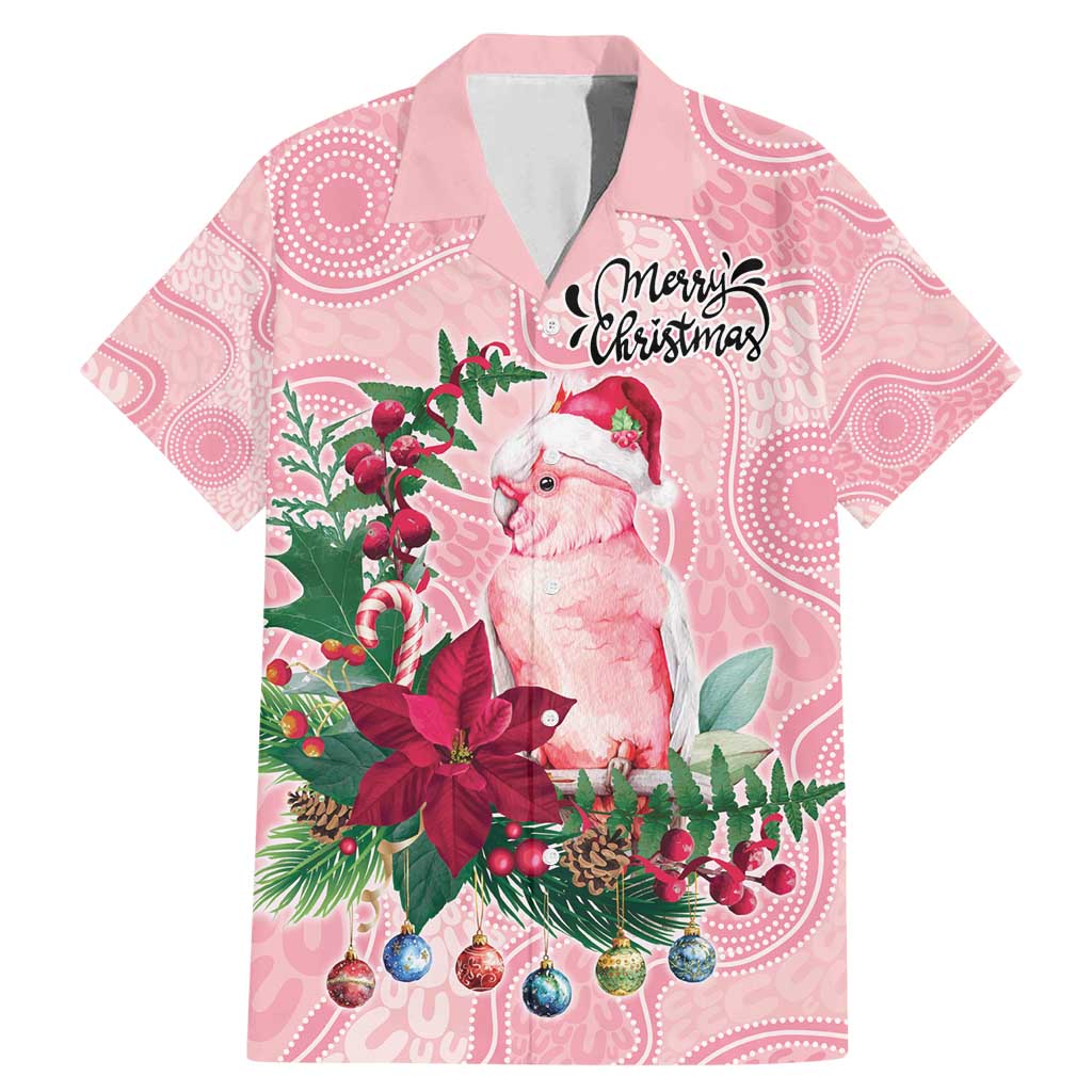 Watercolor Pink Galah Flowers Family Matching Mermaid Dress and Hawaiian Shirt Australia Christmas Vibes - Aussie Hoodie