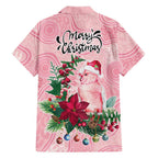 Watercolor Pink Galah Flowers Family Matching Off Shoulder Maxi Dress and Hawaiian Shirt Australia Christmas Vibes - Aussie Hoodie