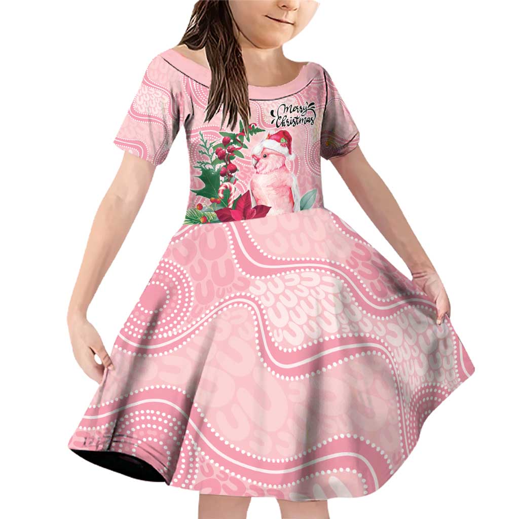 Watercolor Pink Galah Flowers Family Matching Off Shoulder Short Dress and Hawaiian Shirt Australia Christmas Vibes - Aussie Hoodie