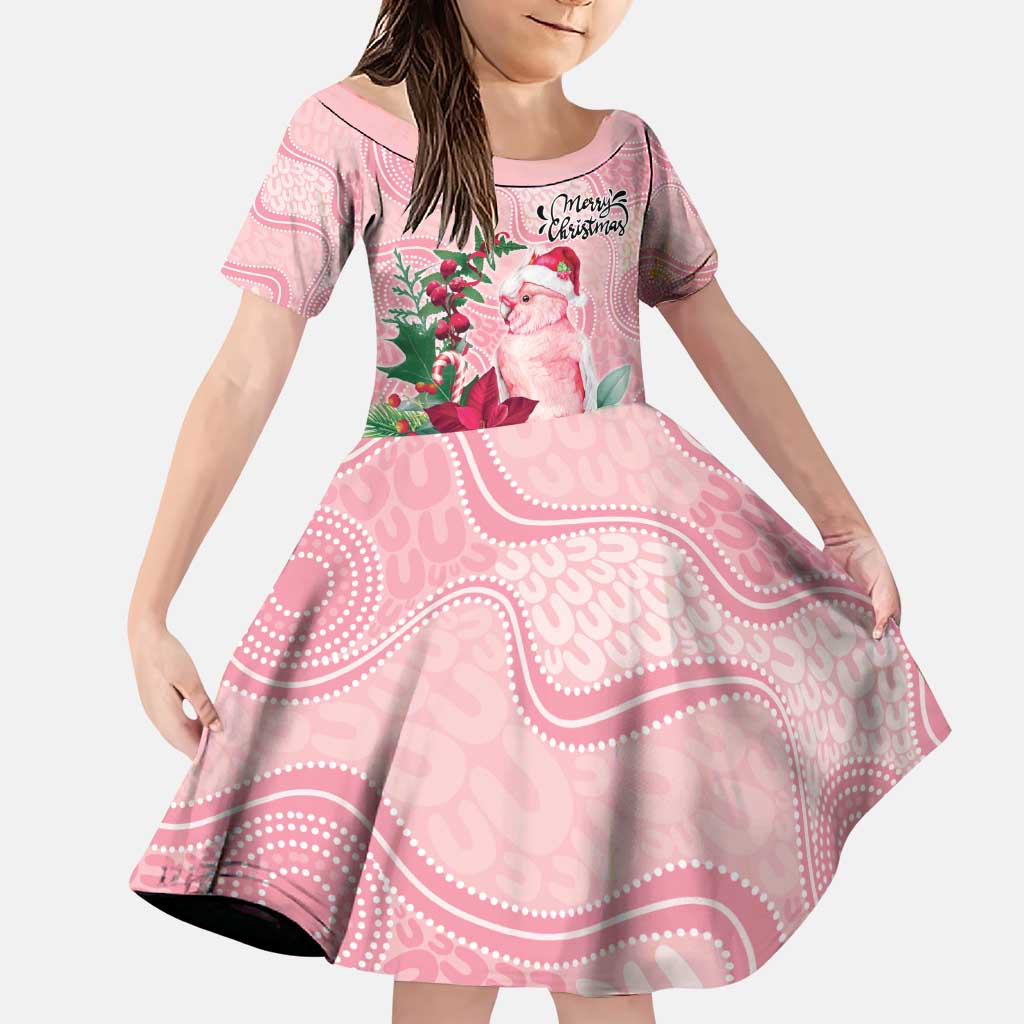 Watercolor Pink Galah Flowers Family Matching Puletasi and Hawaiian Shirt Australia Christmas Vibes - Aussie Hoodie