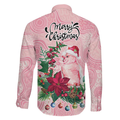 Watercolor Pink Galah Flowers Family Matching Short Sleeve Bodycon Dress and Hawaiian Shirt Australia Christmas Vibes - Aussie Hoodie