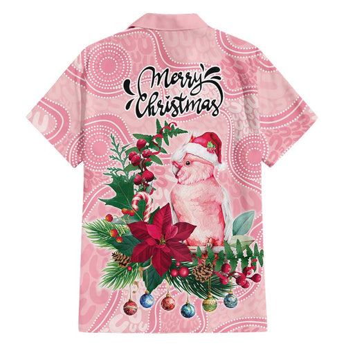 Watercolor Pink Galah Flowers Family Matching Summer Maxi Dress and Hawaiian Shirt Australia Christmas Vibes - Aussie Hoodie