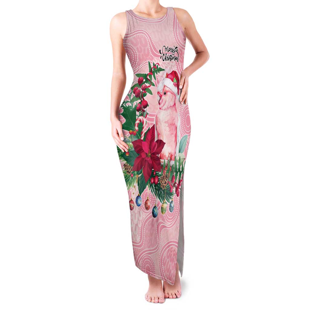 Watercolor Pink Galah Flowers Family Matching Tank Maxi Dress and Hawaiian Shirt Australia Christmas Vibes - Aussie Hoodie