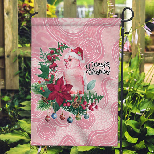 Watercolor Pink Galah Flowers Garden Flag Australia Christmas Vibes - Aussie Hoodie