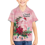 Watercolor Pink Galah Flowers Hawaiian Shirt Australia Christmas Vibes - Aussie Hoodie