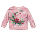 Watercolor Pink Galah Flowers Kid Ugly Christmas Sweater Australia Christmas Vibes - Aussie Hoodie