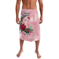 Watercolor Pink Galah Flowers Lavalava Australia Christmas Vibes - Aussie Hoodie