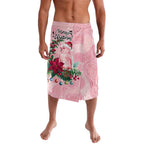 Watercolor Pink Galah Flowers Lavalava Australia Christmas Vibes - Aussie Hoodie