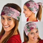 Watercolor Pink Galah Flowers Neck Gaiter Australia Christmas Vibes - Aussie Hoodie