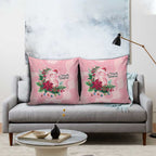 Watercolor Pink Galah Flowers Pillow Cover Australia Christmas Vibes - Aussie Hoodie