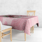 Watercolor Pink Galah Flowers Tablecloth Australia Christmas Vibes - Aussie Hoodie