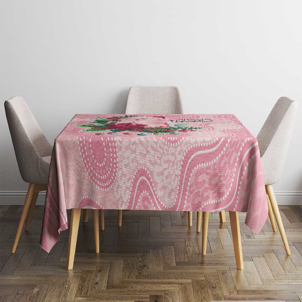 Watercolor Pink Galah Flowers Tablecloth Australia Christmas Vibes - Aussie Hoodie