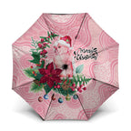 Watercolor Pink Galah Flowers Umbrella Australia Christmas Vibes - Aussie Hoodie
