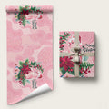 Watercolor Pink Galah Flowers Wrapping Paper Australia Christmas Vibes - Aussie Hoodie