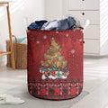 Funny Kiwi Bird Xmas Tree Laundry Basket New Zealand Tribal Christmas Spirit - Aussie Hoodie