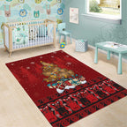 Funny Kiwi Bird Xmas Tree Area Rug New Zealand Tribal Christmas Spirit - Aussie Hoodie