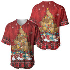 Funny Kiwi Bird Xmas Tree Baseball Jersey New Zealand Tribal Christmas Spirit - Aussie Hoodie
