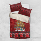 Funny Kiwi Bird Xmas Tree Bedding Set New Zealand Tribal Christmas Spirit - Aussie Hoodie