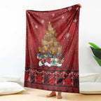 Funny Kiwi Bird Xmas Tree Blanket New Zealand Tribal Christmas Spirit - Aussie Hoodie