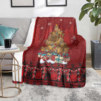 Funny Kiwi Bird Xmas Tree Blanket New Zealand Tribal Christmas Spirit - Aussie Hoodie