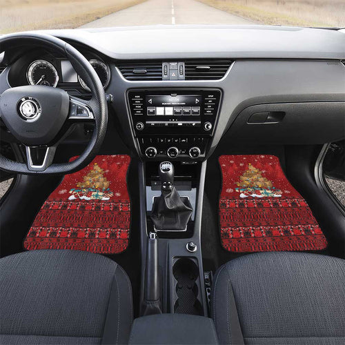 Funny Kiwi Bird Xmas Tree Car Mats New Zealand Tribal Christmas Spirit - Aussie Hoodie
