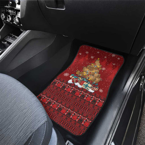 Funny Kiwi Bird Xmas Tree Car Mats New Zealand Tribal Christmas Spirit - Aussie Hoodie