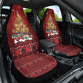 Funny Kiwi Bird Xmas Tree Car Seat Cover New Zealand Tribal Christmas Spirit - Aussie Hoodie