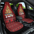 Funny Kiwi Bird Xmas Tree Car Seat Cover New Zealand Tribal Christmas Spirit - Aussie Hoodie