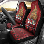 Funny Kiwi Bird Xmas Tree Car Seat Cover New Zealand Tribal Christmas Spirit - Aussie Hoodie