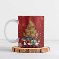 Funny Kiwi Bird Xmas Tree Ceramic Mug New Zealand Tribal Christmas Spirit - Aussie Hoodie