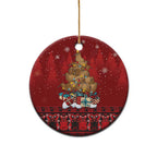 Funny Kiwi Bird Xmas Tree Ceramic Ornament New Zealand Tribal Christmas Spirit - Aussie Hoodie