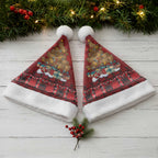 Funny Kiwi Bird Xmas Tree Christmas Santa Hat New Zealand Tribal Christmas Spirit - Aussie Hoodie